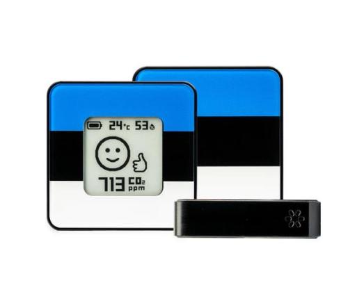 SMART HOME AIR QUALITY SENSOR/BLACK/FLEE AIRV-FLEE AIRVALENT