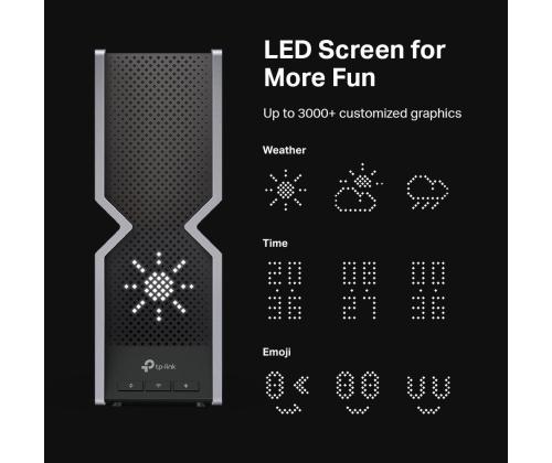 Wireless Router TP-LINK Wireless Router 19000 Mbps Mesh Wi-Fi 7 USB 3.0 4x2.5GbE 2x10GbE LAN \...