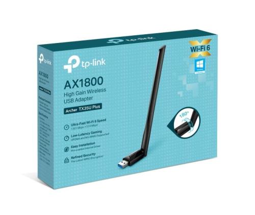 WRL ADAPTER 1800MBPS USB/ARCHER TX35U PLUS TP-LINK