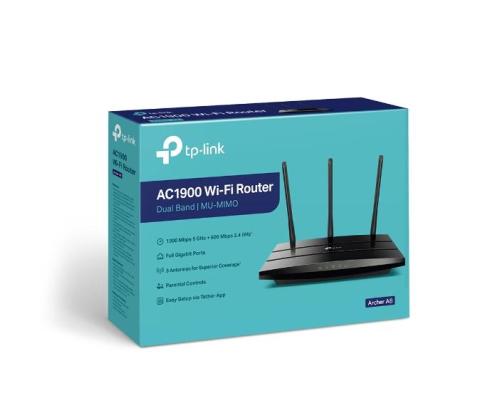Wireless Router TP-LINK Router 1900 Mbps 1 WAN 4x10/100/1000M Number of antennas 3 ARCHERA8