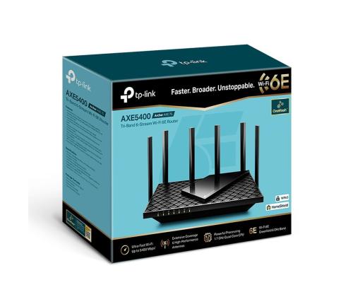WRL ROUTER 5400MBPS WI-FI 6E/TRI-BAND ARCHER AXE75 TP-LINK
