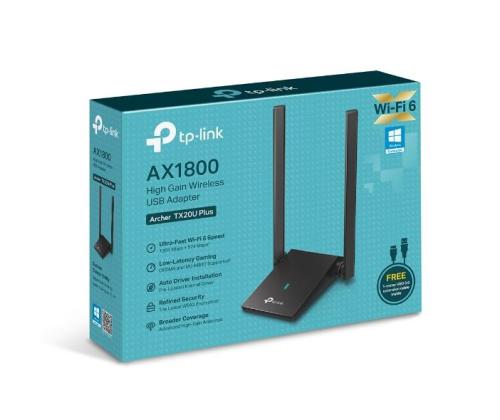 WRL ADAPTER 1800MBPS USB/ARCHER TX20U PLUS TP-LINK