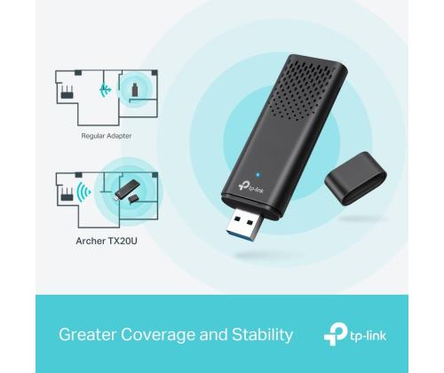 WRL ADAPTER 1800MBPS USB/ARCHER TX20U TP-LINK