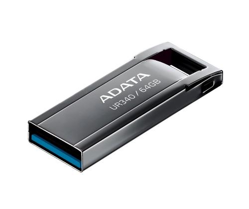 MEMORY DRIVE FLASH USB3.2 64GB/BLACK AROY-UR340-64GBK ADATA