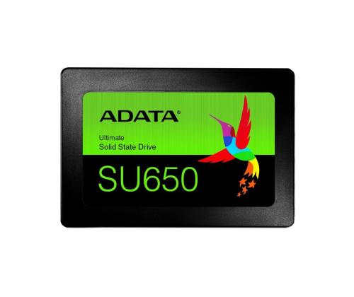 SSD ADATA SU650 256GB SATA 3.0 3D NAND Write speed 450 MBytes/sec Read speed 520 MBytes/sec 2,5"...