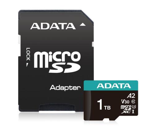MEMORY MICRO SDXC 1TB W/AD./AUSDX1TUI3V30SA2-RA1 ADATA
