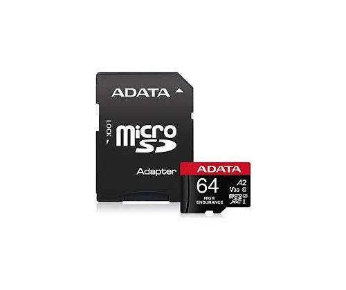 MEMORY MICRO SDXC 64GB W/ADAP./AUSDX64GUI3V30SHA2-RA1 ADATA