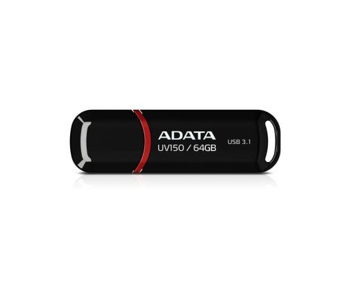 MEMORY DRIVE FLASH USB3.1 64GB/BLACK AUV150-64G-RBK ADATA
