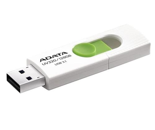 MEMORY DRIVE FLASH USB3 128GB/WHITE AUV320-128G-RWHGN ADATA