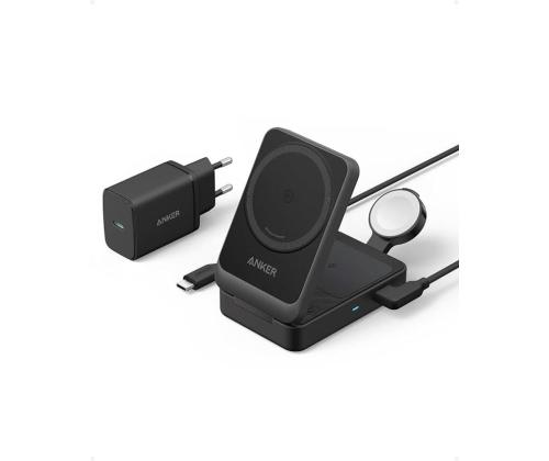 MOBILE CHARGER MAGGO 15W BLACK/MAGNETIC WL B2557311 ANKER