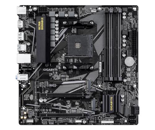 Mainboard GIGABYTE AMD B550 SAM4 Micro-ATX Memory DDR4 Memory slots 4 B550MDS3HR2