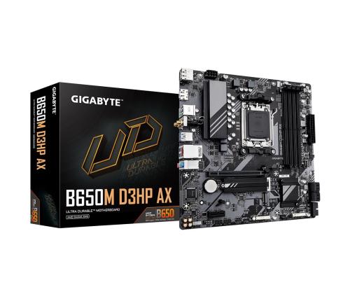 Mainboard GIGABYTE AMD B650 SAM5 Micro-ATX Memory DDR5 Memory slots 4 1xPCI-Express 16x 1xPCI...