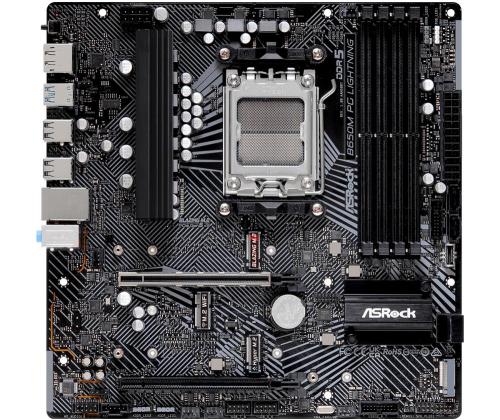 Mainboard ASROCK AMD B650 SAM5 Micro-ATX Memory DDR5 Memory slots 4 1xPCI-Express 3.0 16x 1xPCI...