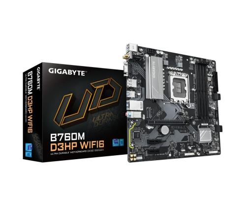 Mainboard GIGABYTE Intel B760 Express LGA1700 Micro-ATX Memory DDR5 Memory slots 4 2xPCI-Express...