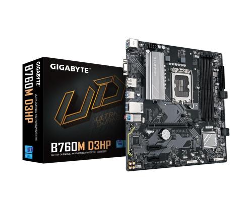 Mainboard GIGABYTE Intel B760 Express LGA1700 Micro-ATX Memory DDR5 Memory slots 4 2xPCI-Express...