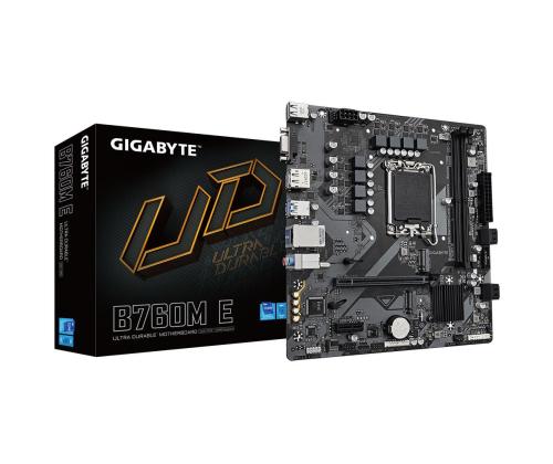 Mainboard GIGABYTE Intel B760 Express LGA1700 Micro-ATX Memory DDR5 Memory slots 2 B760ME1.0