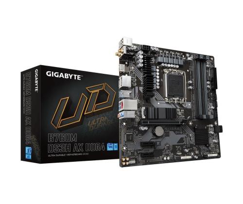 Mainboard GIGABYTE Intel B760 Express LGA1700 Micro-ATX Memory DDR4 Memory slots 4 2xPCI-Express...