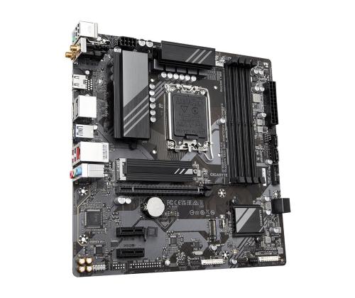 Mainboard GIGABYTE Intel B760 Express LGA1700 Micro-ATX Memory DDR5 Memory slots 4 2xPCI-Express...