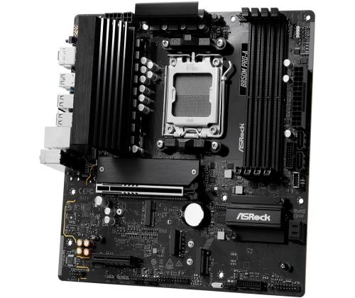 Mainboard ASROCK AMD B850 SAM5 Micro-ATX Memory DDR5 Memory slots 4 1xPCI-Express 4.0 4x	 1xPCI...