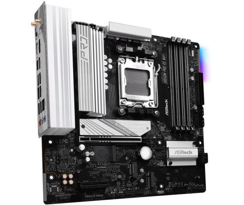 Mainboard ASROCK AMD B850 SAM5 Micro-ATX Memory DDR5 Memory slots 4 1xPCI-Express 4.0 4x	 1xPCI...