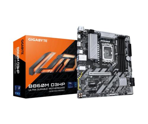 Mainboard GIGABYTE Intel B860 Express LGA1851 Micro-ATX Memory DDR5 Memory slots 4 2xPCI-Express...