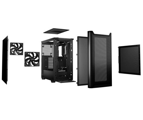 Case BE QUIET PURE BASE 501 MidiTower Not included ATX MicroATX MiniITX Colour Black BG074