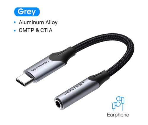 ADAPTER USB-C TO AUDIO 3.5MM/0.1M BGJHA VENTION