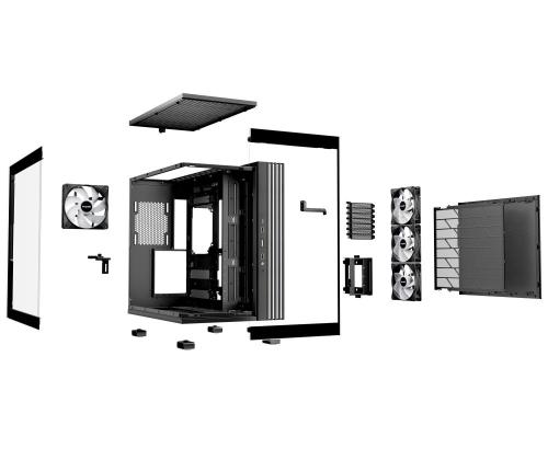 Case BE QUIET LIGHT BASE 600 LX Tower ATX MicroATX MiniITX Colour Black BGW67