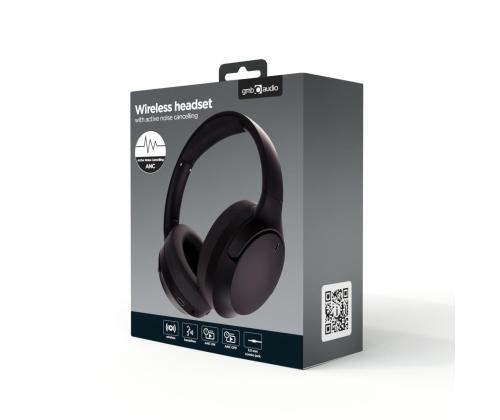 HEADSET BLUETOOTH/BLACK BHP-ANC-01 GEMBIRD