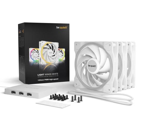 CASE FAN 120MM LIGHT WINGS PWM/WHITE HIGH-SP. BL101 BE QUIET