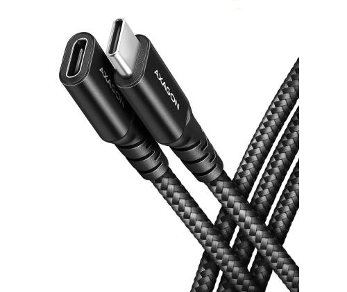 CABLE USB-C EXTENSION 0.5M/BLACK BUCM32-CF05AB AXAGON