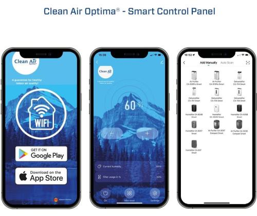 HUMIDIFIER WITH IONIZER/CA-607BSMART CLEAN AIR OPTIMA