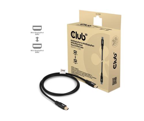 CABLE MINI DP TO MINI DP 1M/M/M CAC-1165 CLUB3D