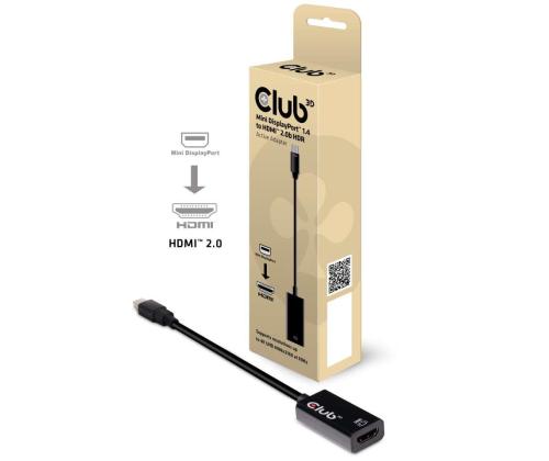 I/O ADAPTER MINI DP TO HDMI/ACTIVE M/F CAC-1180 CLUB3D