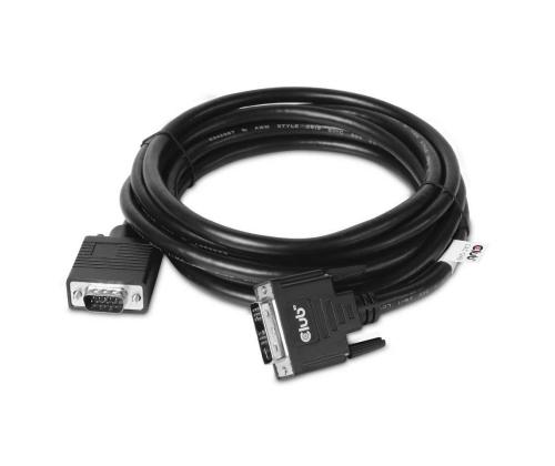CABLE DVI-A TO VGA 3M/M/M CAC-1243 CLUB3D