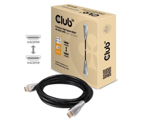 CABLE HDMI 3M/PREMIUM CAC-1310 CLUB3D