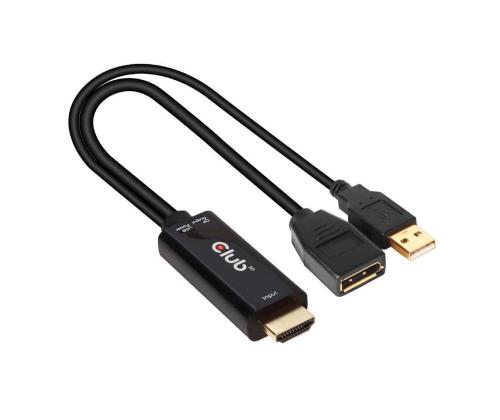 I/O ADAPTER HDMI TO DP/ACTIVE M/F CAC-1331 CLUB3D