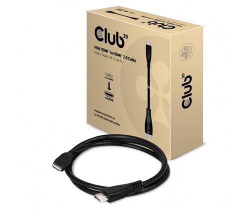CABLE MINI HDMI TO HDMI 1M/M/M CAC-1350 CLUB3D