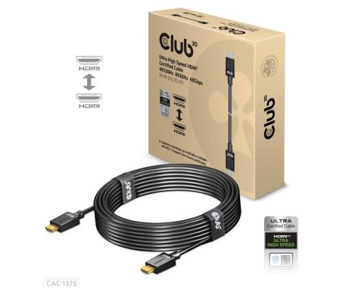 CABLE HDMI TO HDMI 5M/M/M CAC-1375 CLUB3D