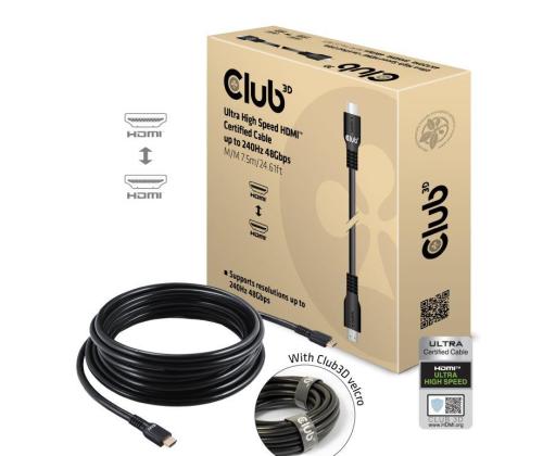 CABLE HDMI 7.5M/M/M CAC-1378 CLUB3D