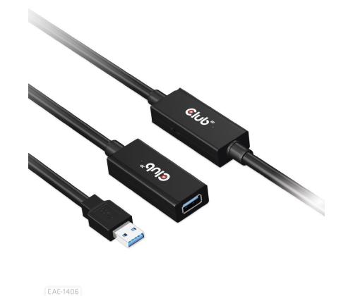 CABLE USB3.2 REPEATER 15M/M/F CAC-1406 CLUB3D