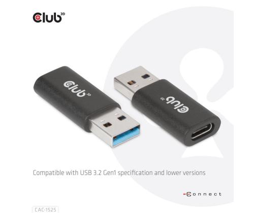 I/O ADAPTER USB3.2 TO USB-C/M/F CAC-1525 CLUB3D