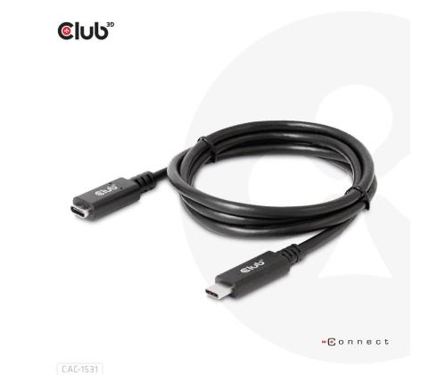 CABLE USB-C TO USB-C 1M/M/F CAC-1531 CLUB3D