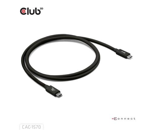 CABLE USB-C TO USB-C 1.2M/BLACK CAC-1570 CLUB3D