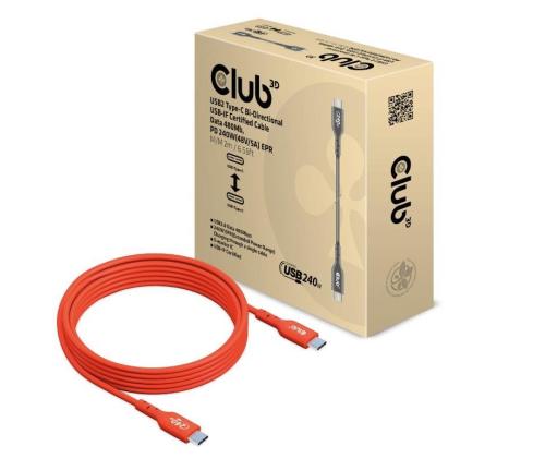 CABLE USB-C TO USB-C 2M/M/M CAC-1573 CLUB3D