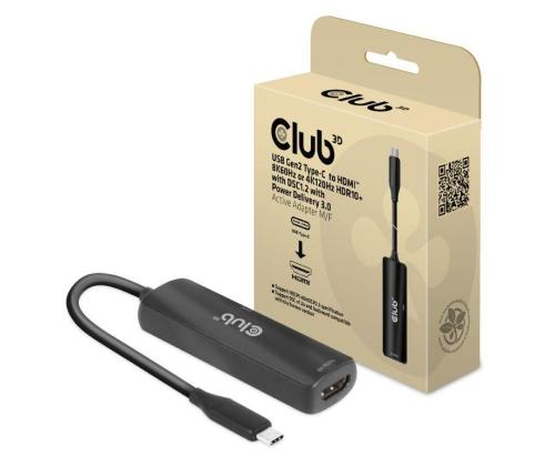 I/O ADAPTER USB-C TO HDMI/M/F CAC-1588 CLUB3D