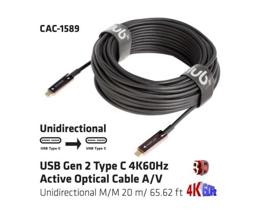 CABLE USB-C 20M/M/M CAC-1589 CLUB3D