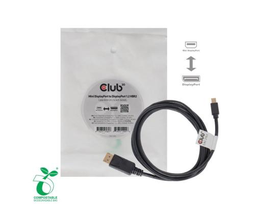 CABLE MINI DP TO DP 2M/M/M CAC-2163 CLUB3D