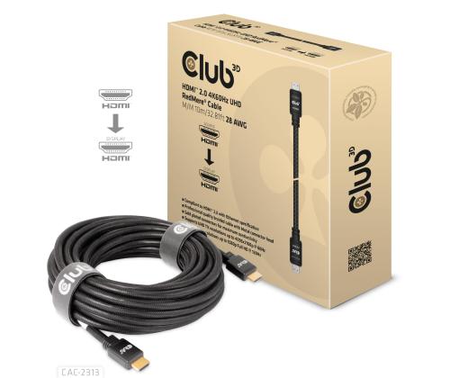 CABLE HDMI TO HDMI 10M/M/M CAC-2313 CLUB3D