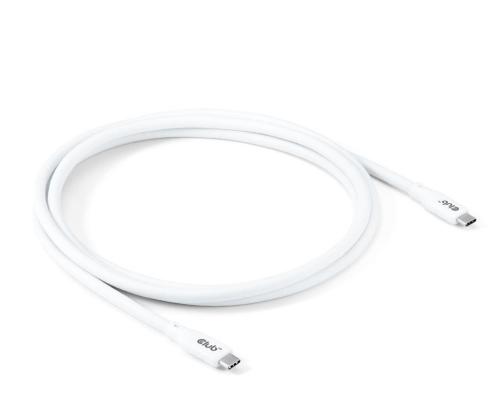 CABLE USB-C TO USB-C 2M/M/M WHITE CAC-3001 CLUB3D